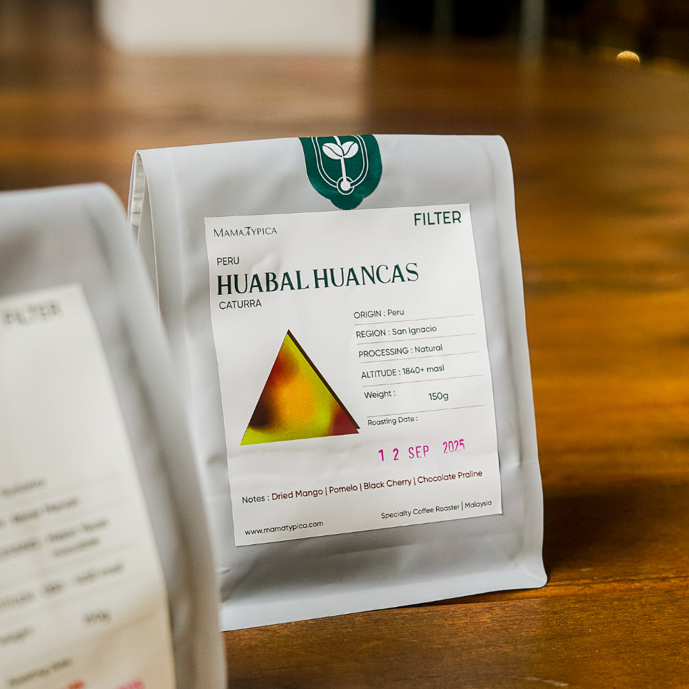 Filter Coffee Taster Duo (150g + FREE 15g) - Mama Typica (Filter Coffee) Arabica Coffee Biji Kopi 咖啡 காபி - Mama Typica Specialty Coffee Roaster