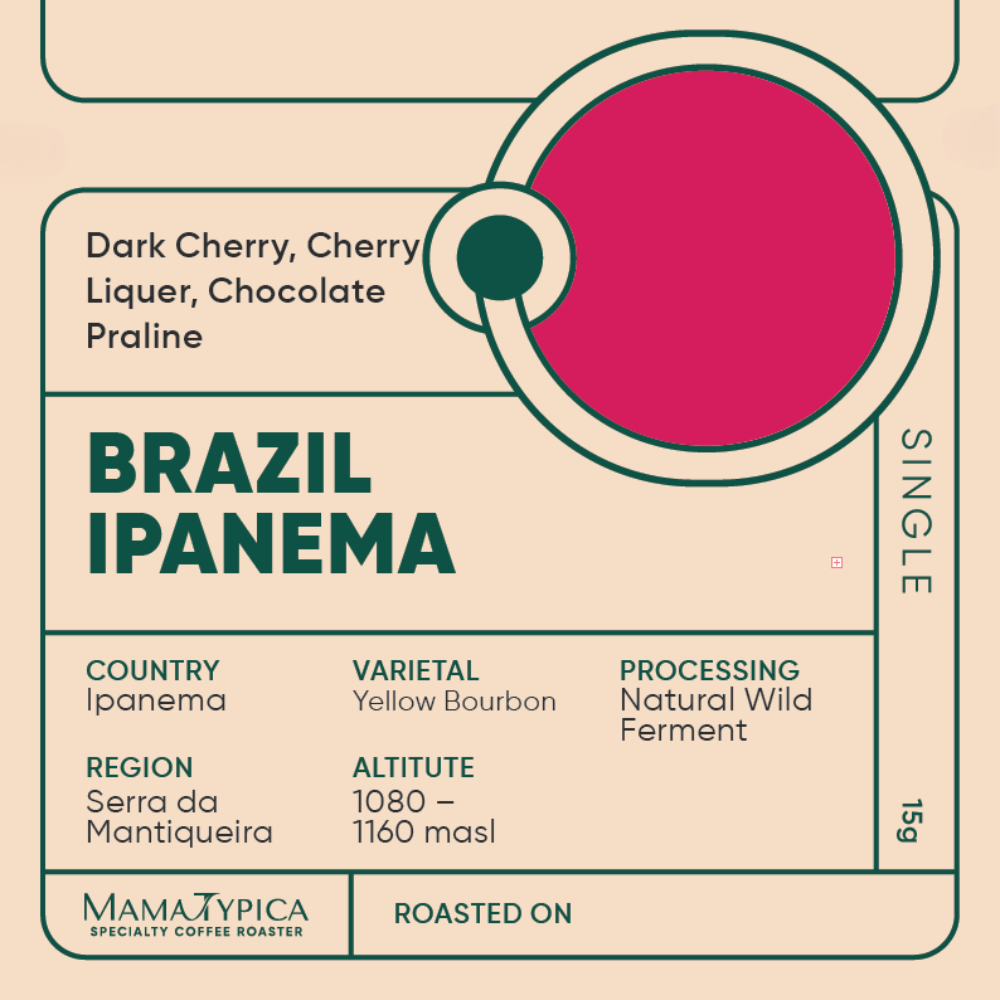 Brazil Ipanema Premier Cru Single Serve Filter Bean (15g) - Mama Typica Specialty Coffee Roaster