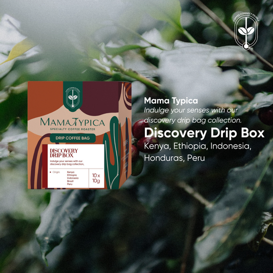 Discovery Drip Box (10g x 10pcs or 5pcs) | Filter Coffee Drip Bags - Mama Typica Specialty Coffee Roaster