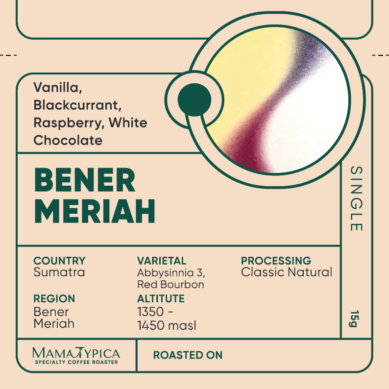 Indonesia, Bener Meriah Classic Single Serve Filter Bean (15g)