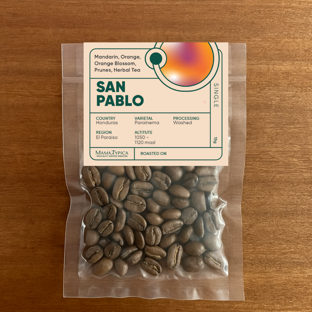 Honduras, San Pablo Washed Single Serve Filter Bean (15g)