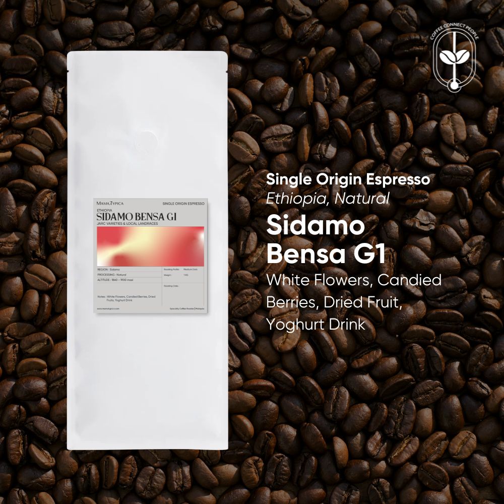 Mama Typica Ethiopia, Sidamo Bensa G1 Natural – specialty coffee beans Malaysia