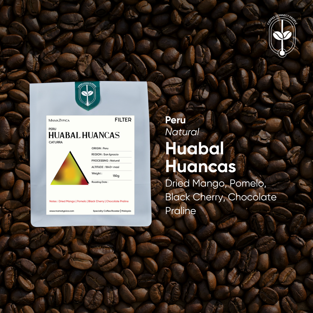 Mama Typica Peru, Huabal Huancas Natural (150g) – specialty coffee beans Malaysia