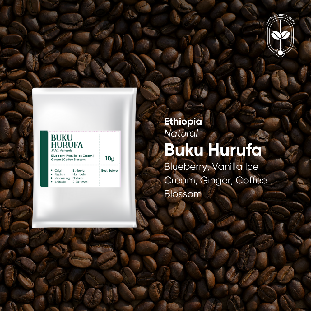 Ethiopia, Buku Hurufa, Natural Drip Bag (1 pcs)