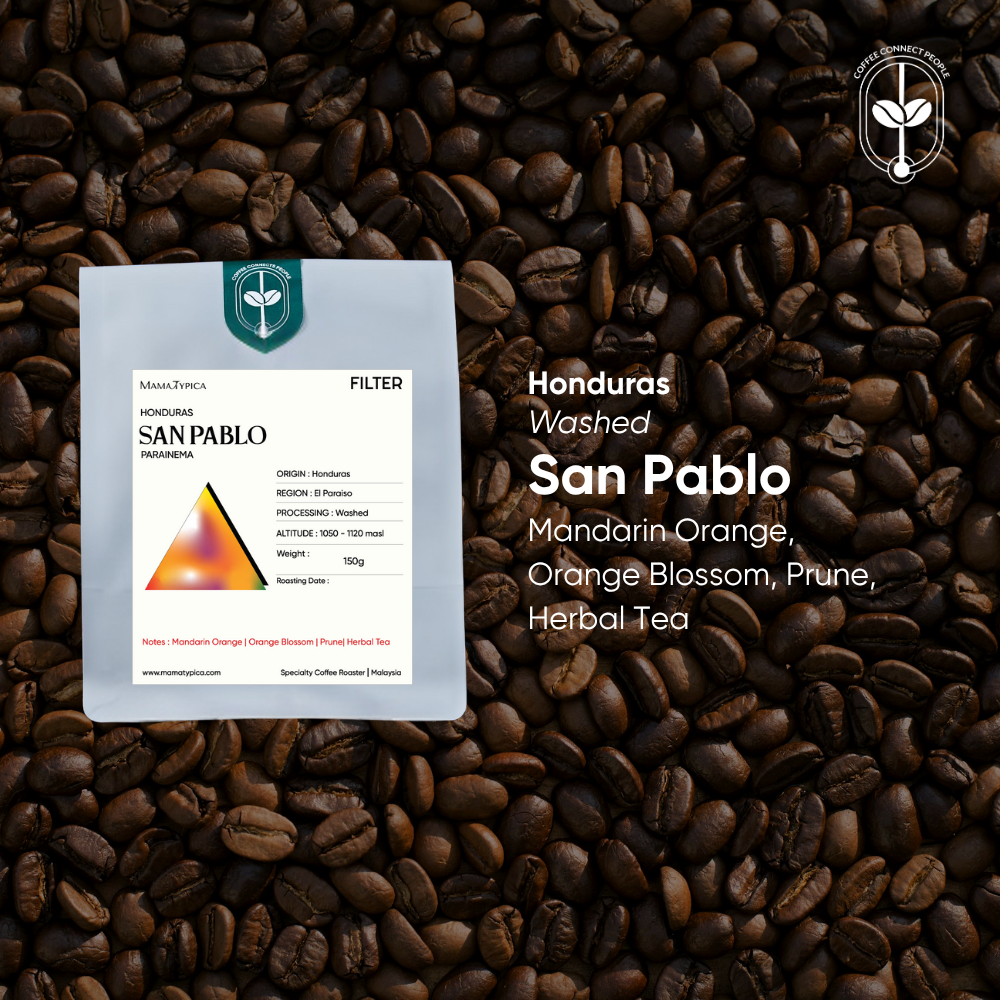 Mama Typica Honduras, San Pablo Washed (150g) – specialty coffee beans Malaysia